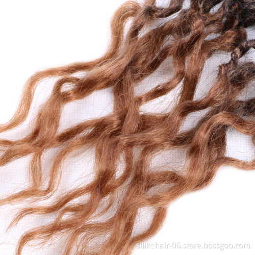 24inch Goddess Faux Locs Crochet Hair with Curly Ends Synthetic Goddess Locs Hair Extensions Faux Locs Crochet Wavy Hair